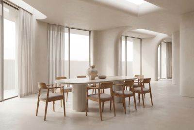 Трапезена маса Verona- керамичен плот 180 cm..